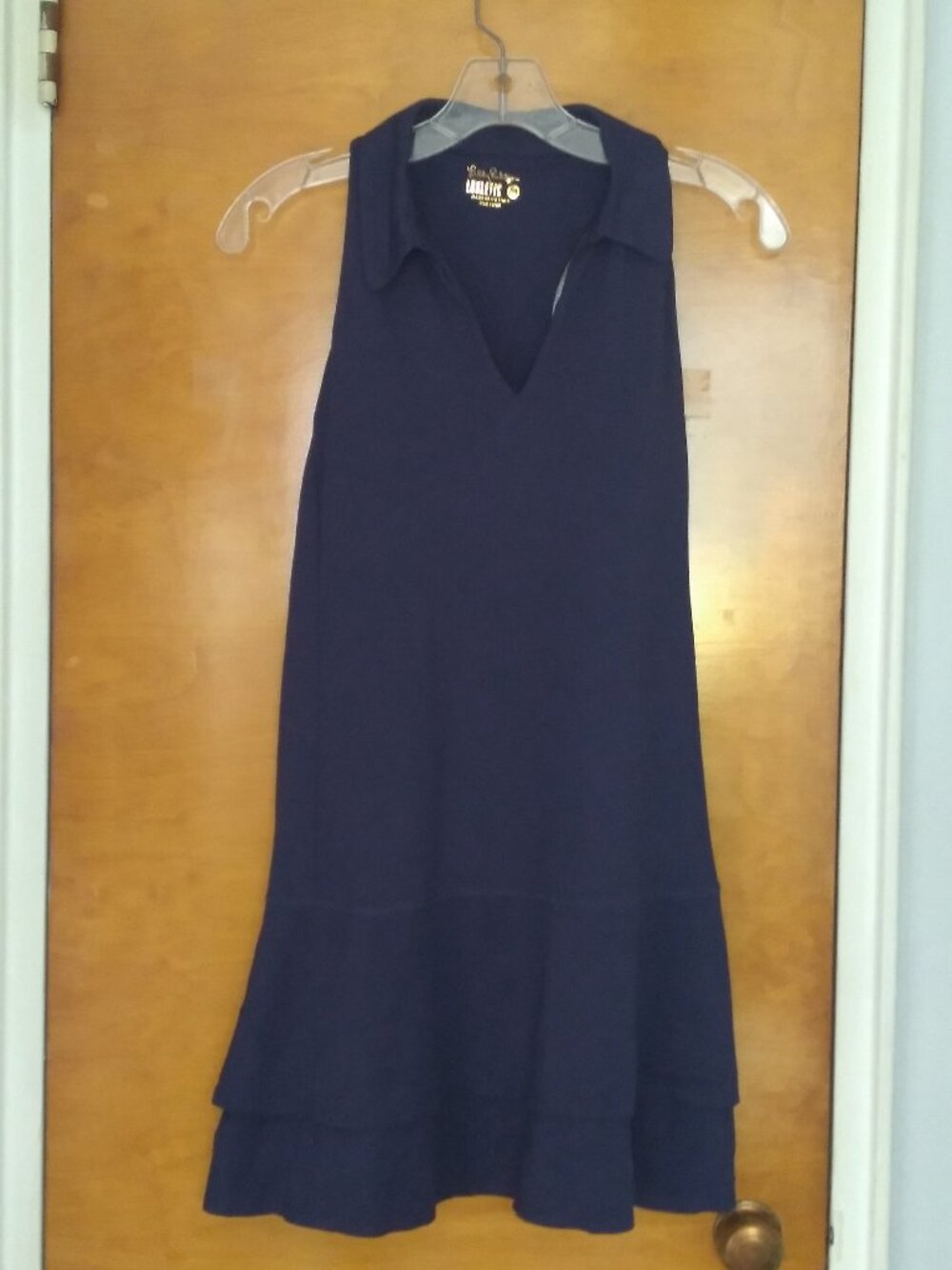 Navy Blue Lilly Pulitzer Luxletic Dania Dress - Medium.
